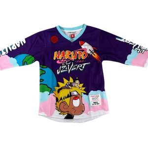 Headgear Classics Naruto Lil Uzi Vert Youth Jersey Purple Uzumaki 9 Medium NWT